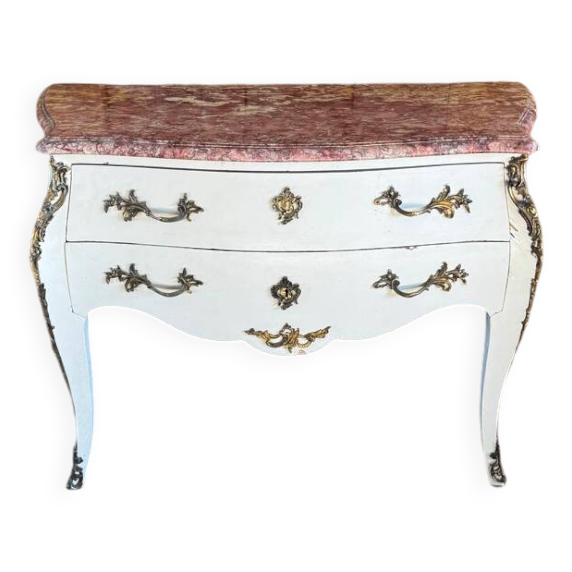 Louis XV style chest of drawers stamped Delorme