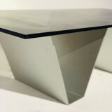70s aluminium coffee table