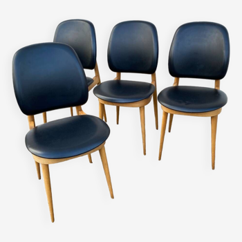 Set de 4 chaises pégase baumann guariche