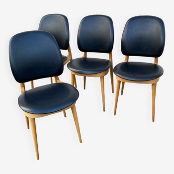 Set of 4 baumann guariche pegasus chairs