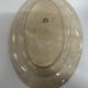 Plat ovale en porcelaine longwy signé yeho