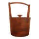 Danish teak ice bucket - vintage mid century design