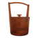Danish teak ice bucket - vintage mid century design