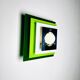 Pyramid Multi-Layered Wall Lamp By Hustadt Leuchten, Germany, 1970S