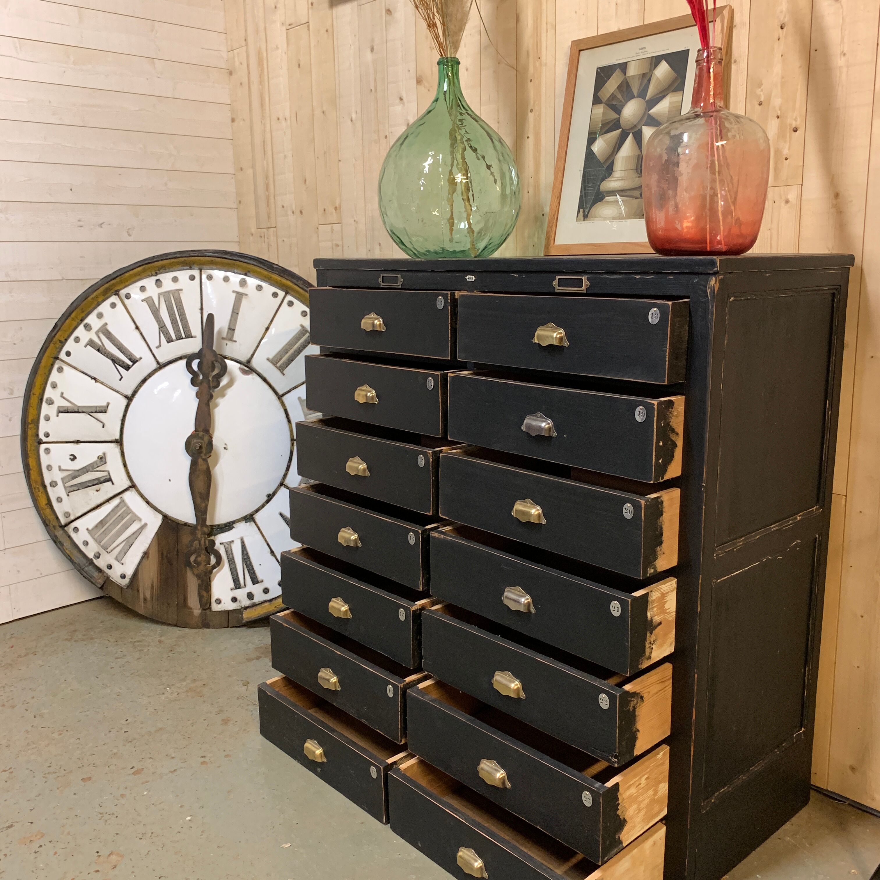 Hardware craft furniture 14 drawers