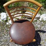 Paire ancienne de chaises EKA Wohnmobef