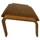 Vintage ikea poang tan cuir cantilever repose-pieds ottoman design