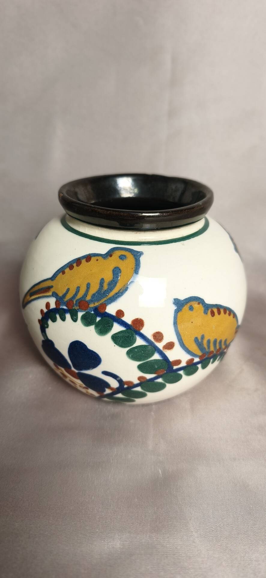 Round vase signed JACQUET