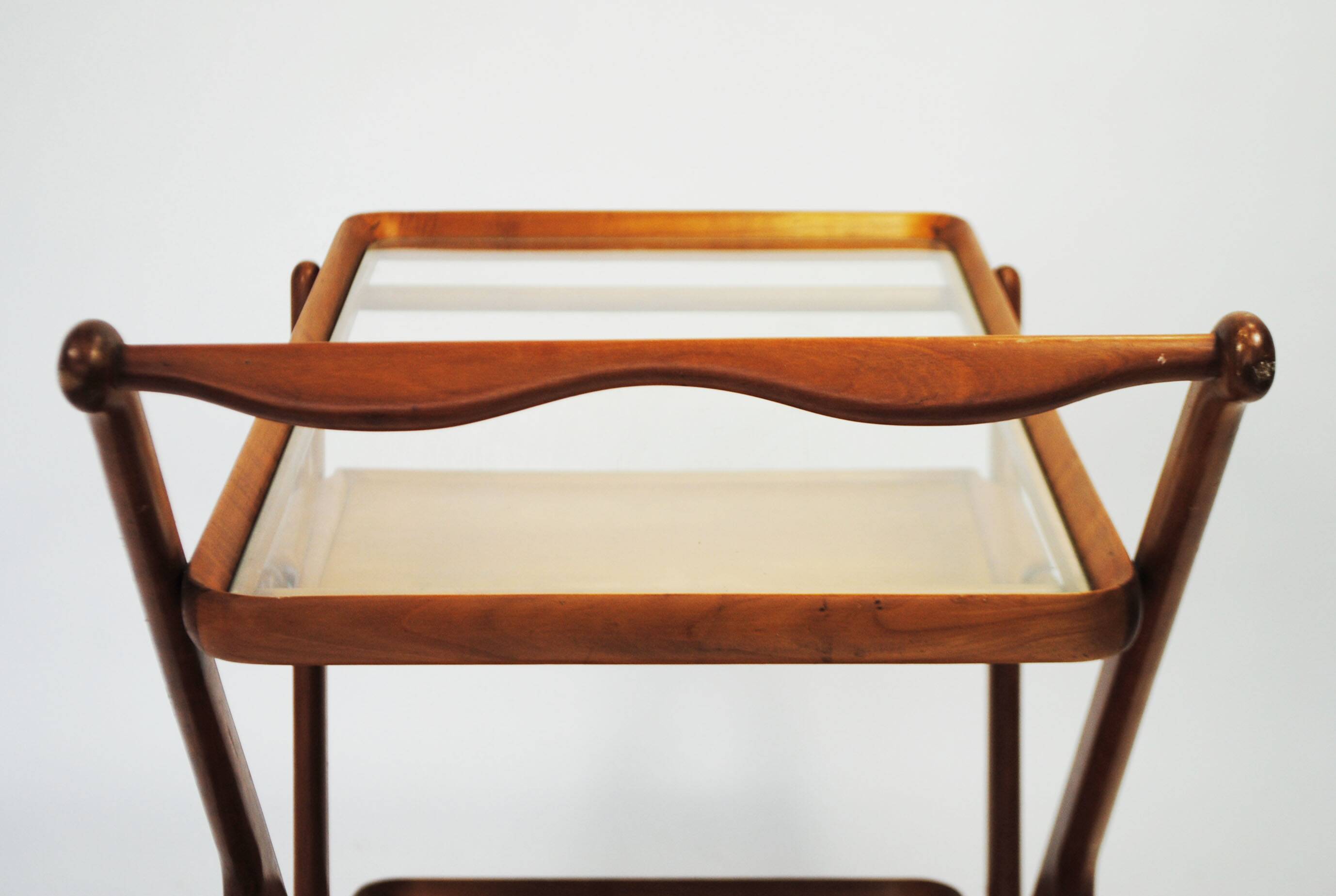 Cedar serving trolley, Italy 1950