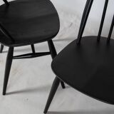 Black Quaker Chair by L. Ercolani for Ercol