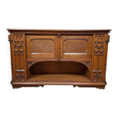 buffet ancien en chêne sculpté – style gothique / néo-gothique / XXeme