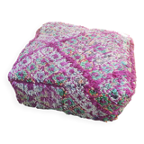 Moroccan carpet pouf