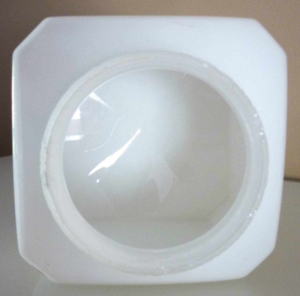 Antique wall light, porcelain and opaline glass, Art Deco period
