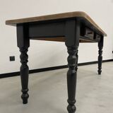Farm table desk turned legs