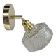 Gold tilting wall light