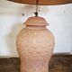 Terracotta lamp "CHAUMETTE Paris"