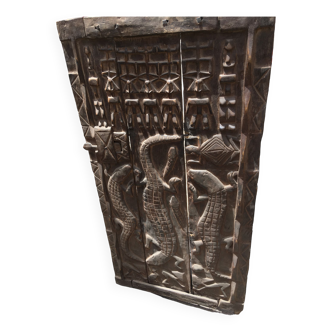 Authentique porte malienne du dogon - art africain - vintage