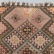 Vintage Turkish Kilim 377x152 cm wool kelim rug large