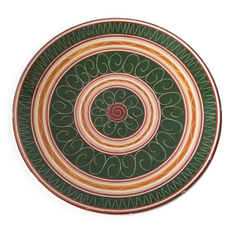 Handmade soup plate – Gruyère pottery – 1950s–70s