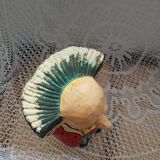 Antique wooden clown