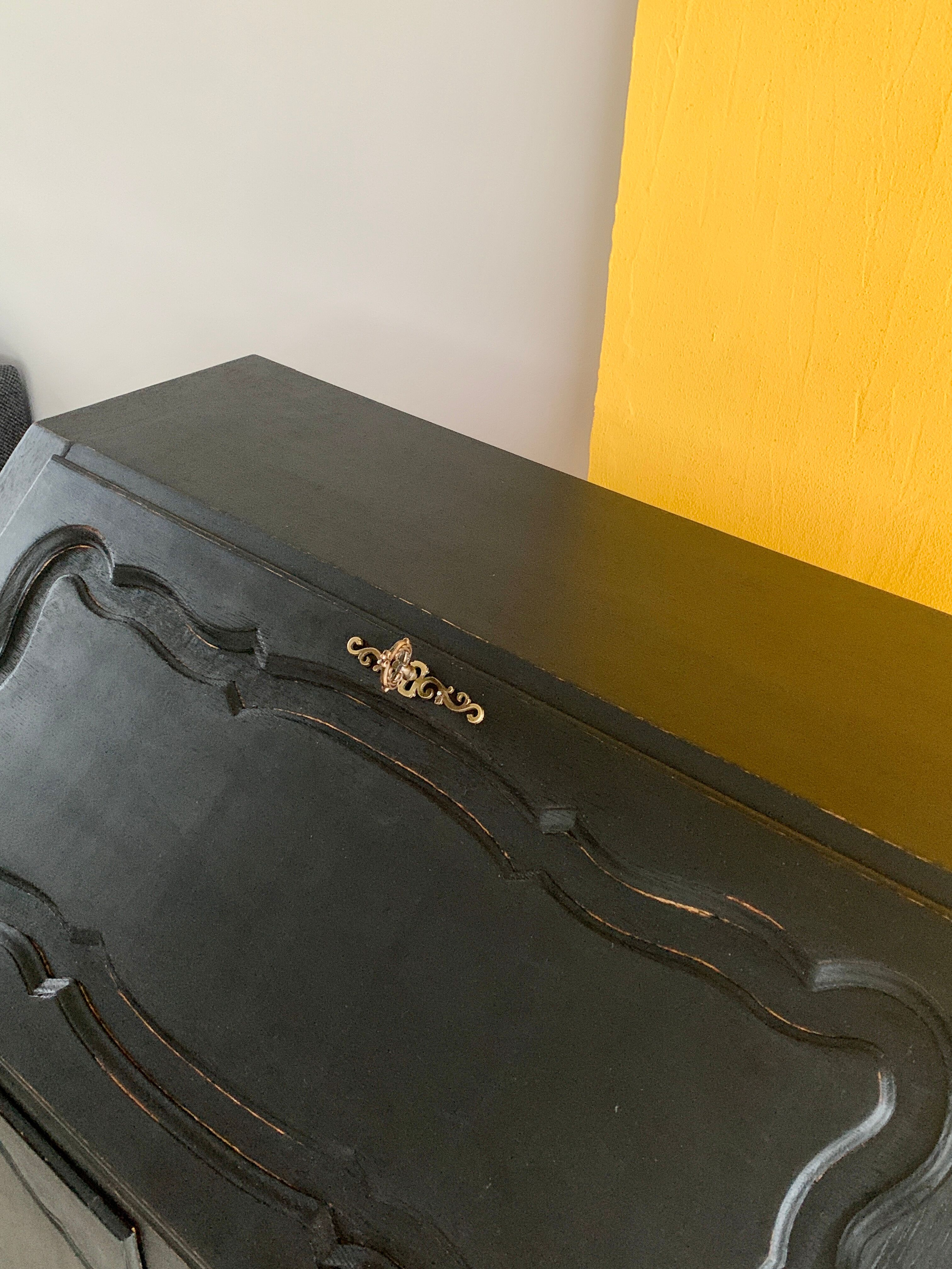 Vintage oak secretary