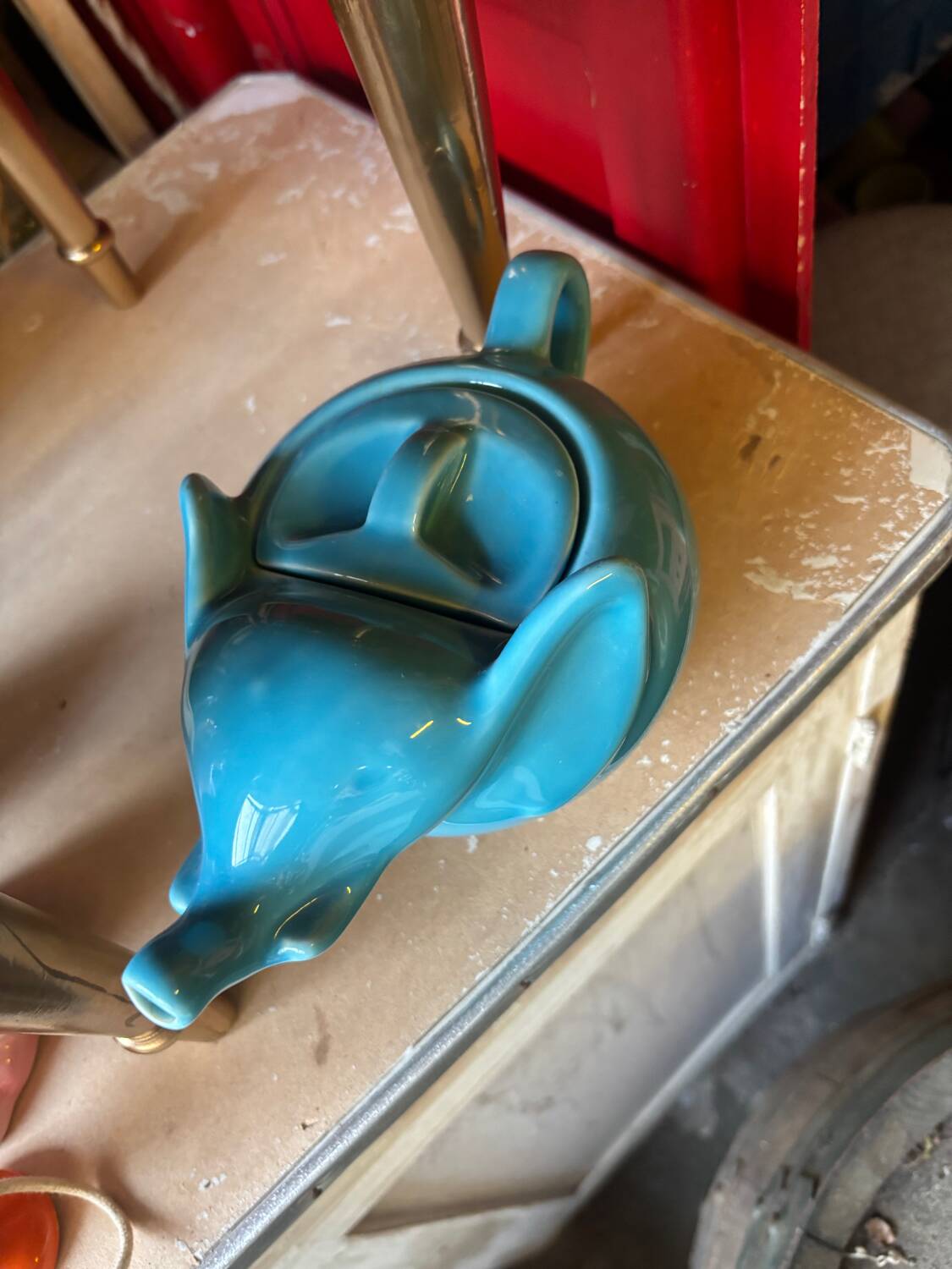 Vintage elephant teapot