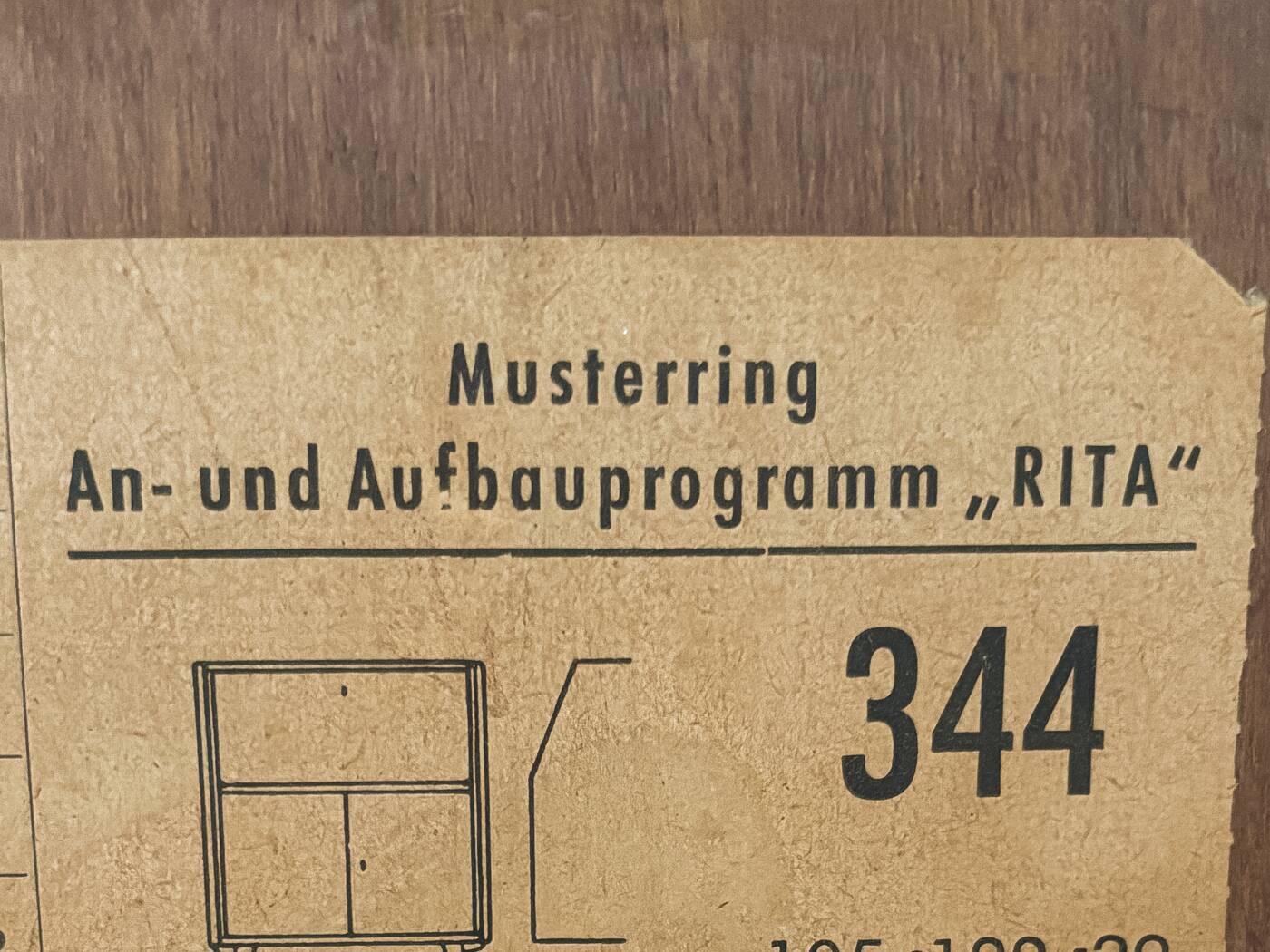 50s secretary desk by Musterring