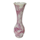 Pink glass vase