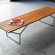 Slatted bench '400' by Harry Bertoia