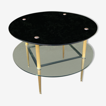 Designer glass coffee table