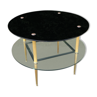 Designer glass coffee table