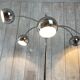 Lampadaire chromé vintage