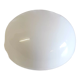 Plafonnier ou applique en verre opalin 20 cm, années 60-70