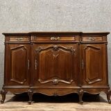 Sideboard stamped in louis xv style in walnut circa 1880