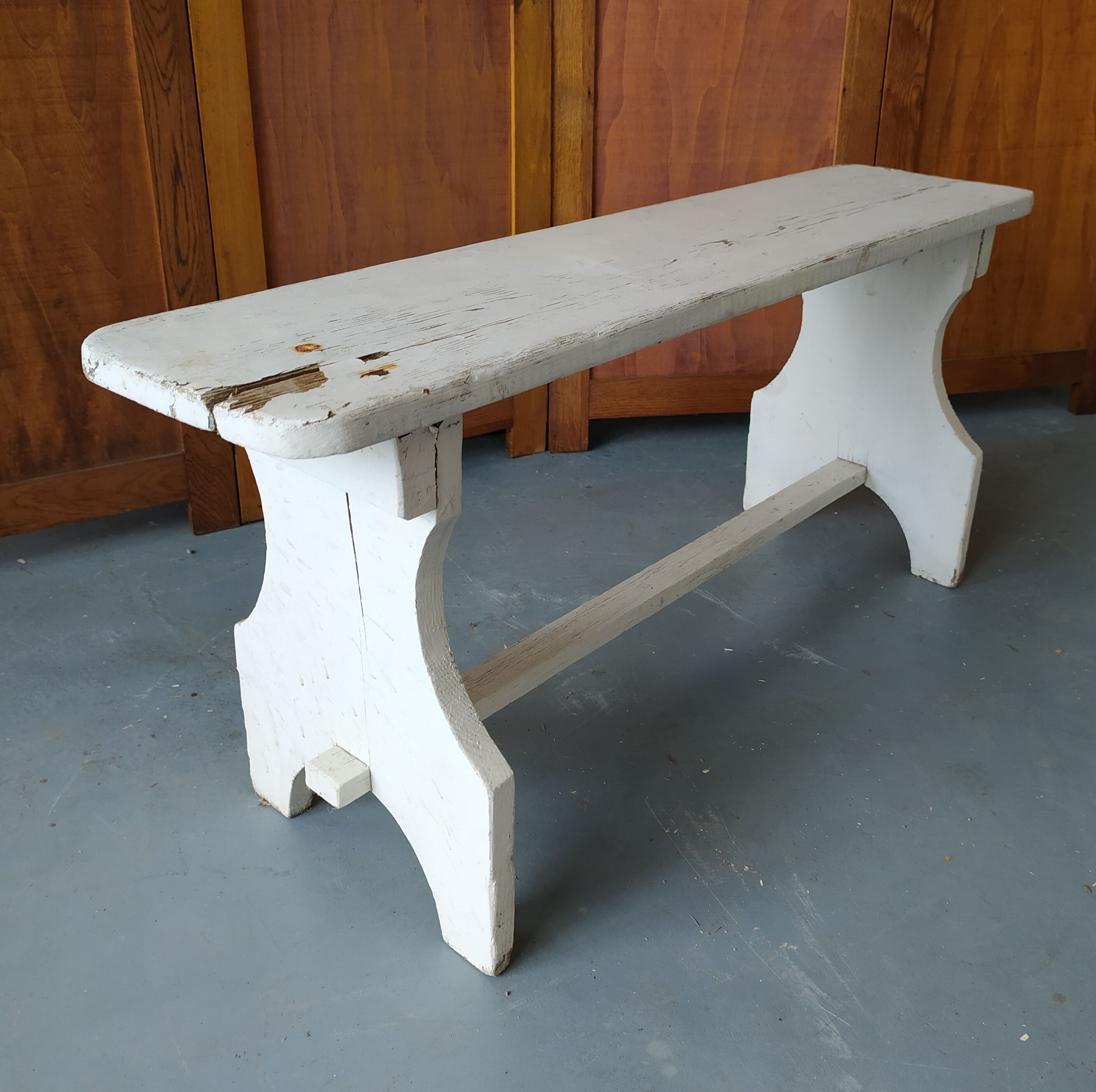 Old wooden bench