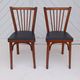 Pair of Baumann bistro chairs no. 12