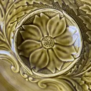 Artichoke service in Gien slipware