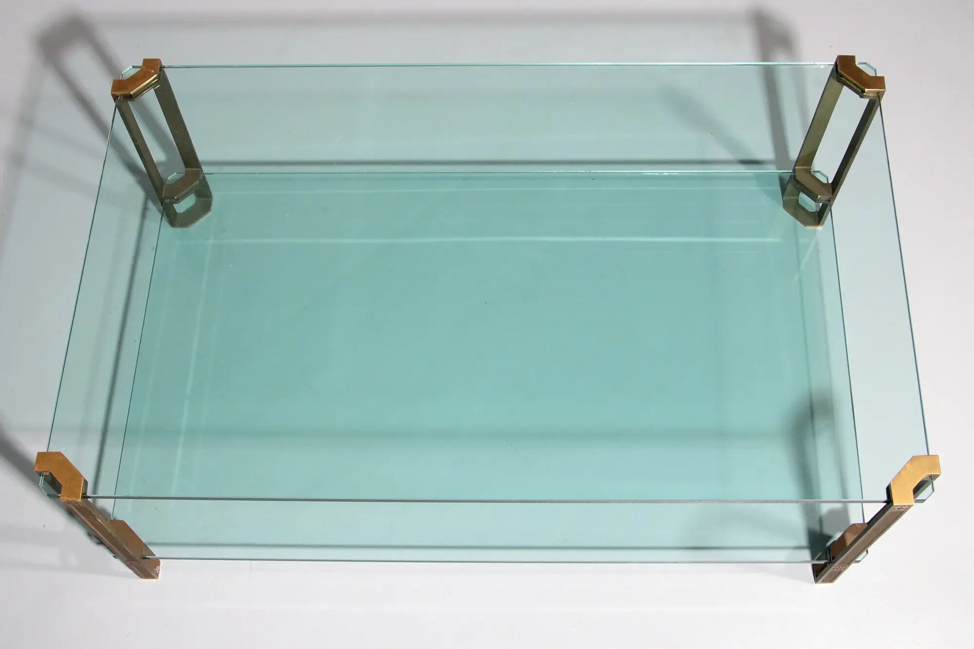Glass coffee table by Peter Ghyczy, model T24 (120x80x45)
