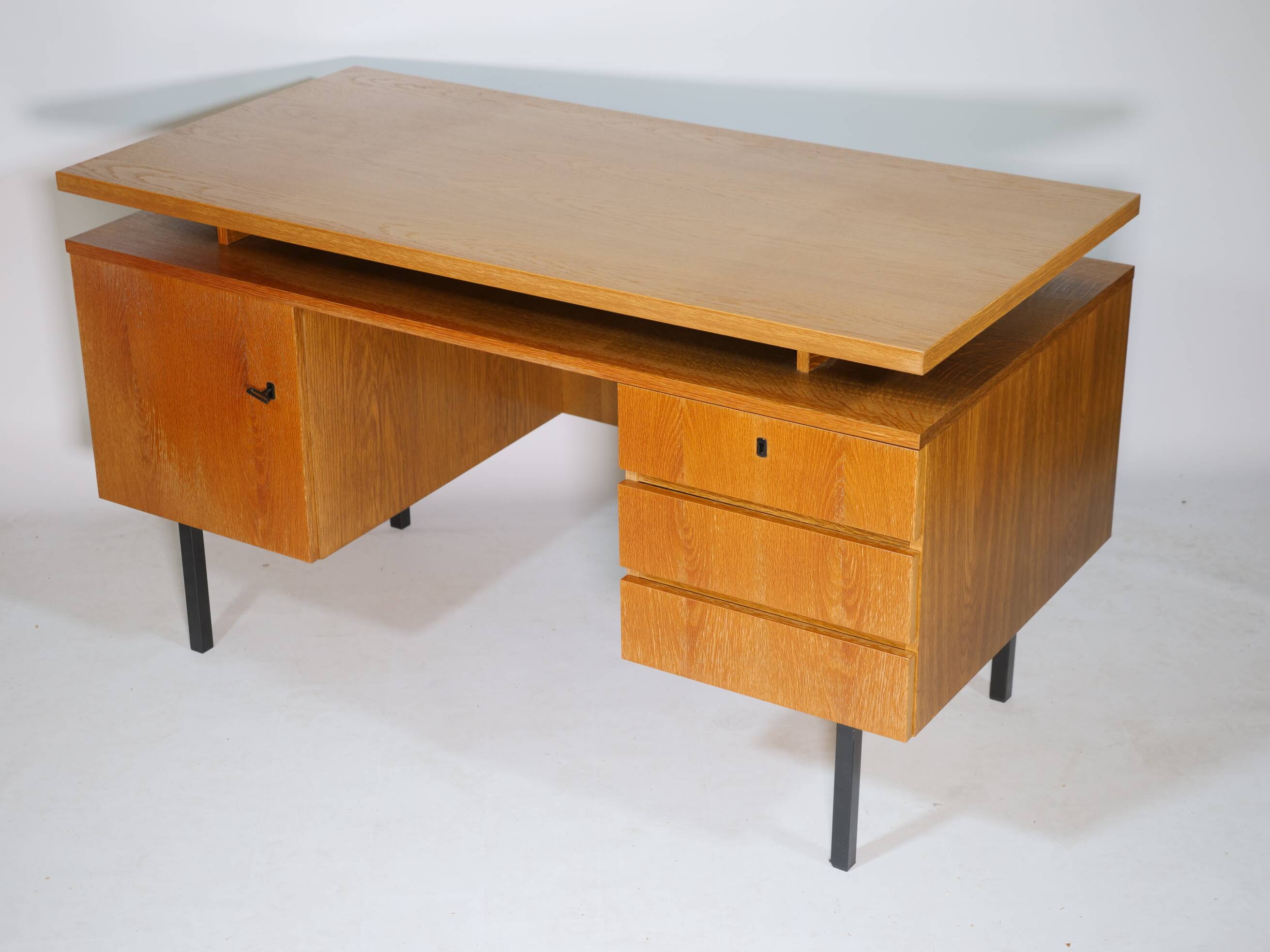 Mid-Century Design Teak Desk 1960s Office Table
