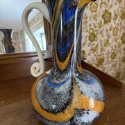 Pichet vase opaline