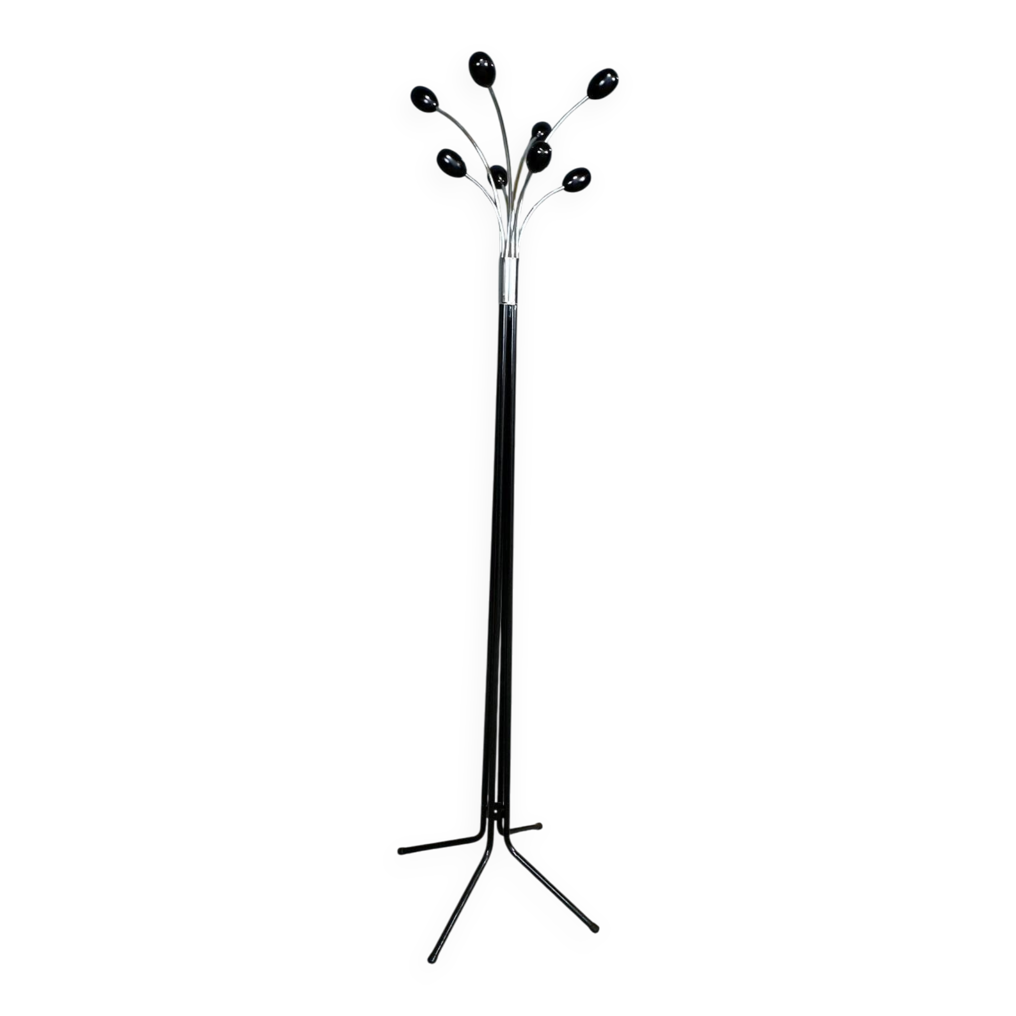 Coat rack in lacquered metal, italian design – 1960
