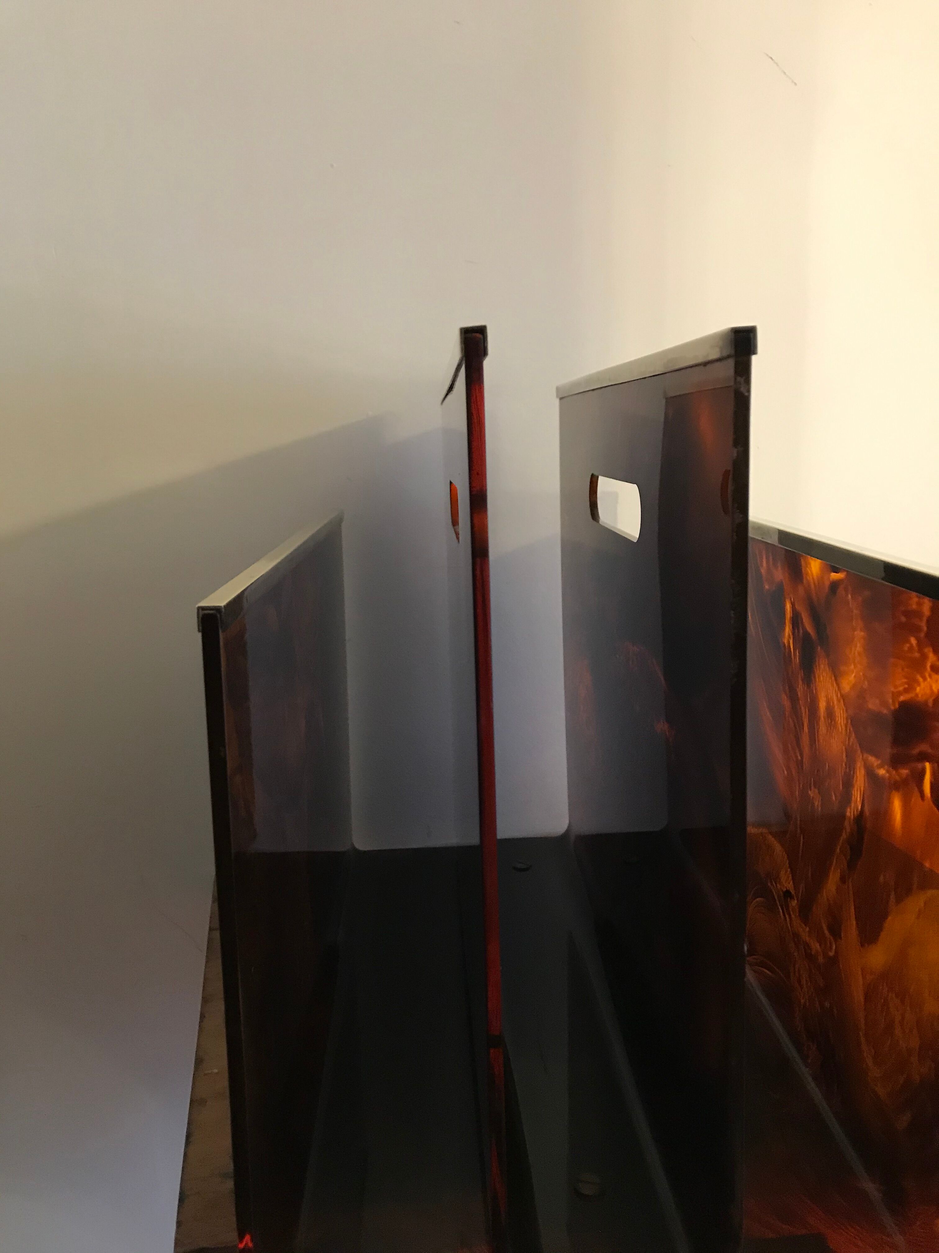 Door reviews brass and fake tortoiseshells Maison Mercier 1970