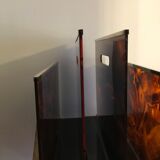 Door reviews brass and fake tortoiseshells Maison Mercier 1970