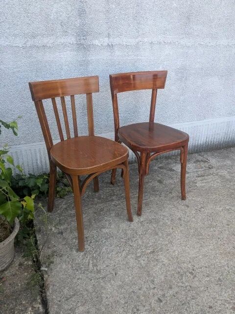 Paire de chaises bistrot