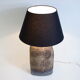 Vintage ceramic lamp and enamel by Kaiser Leuchten, Germany 1969