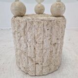 Magnussen Ponte Mactan Stone Coffee or Fossil Stone Table, 1980s
