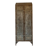 Armoire en acier vintage à 2 portes