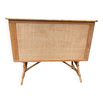 Vintage rattan bar