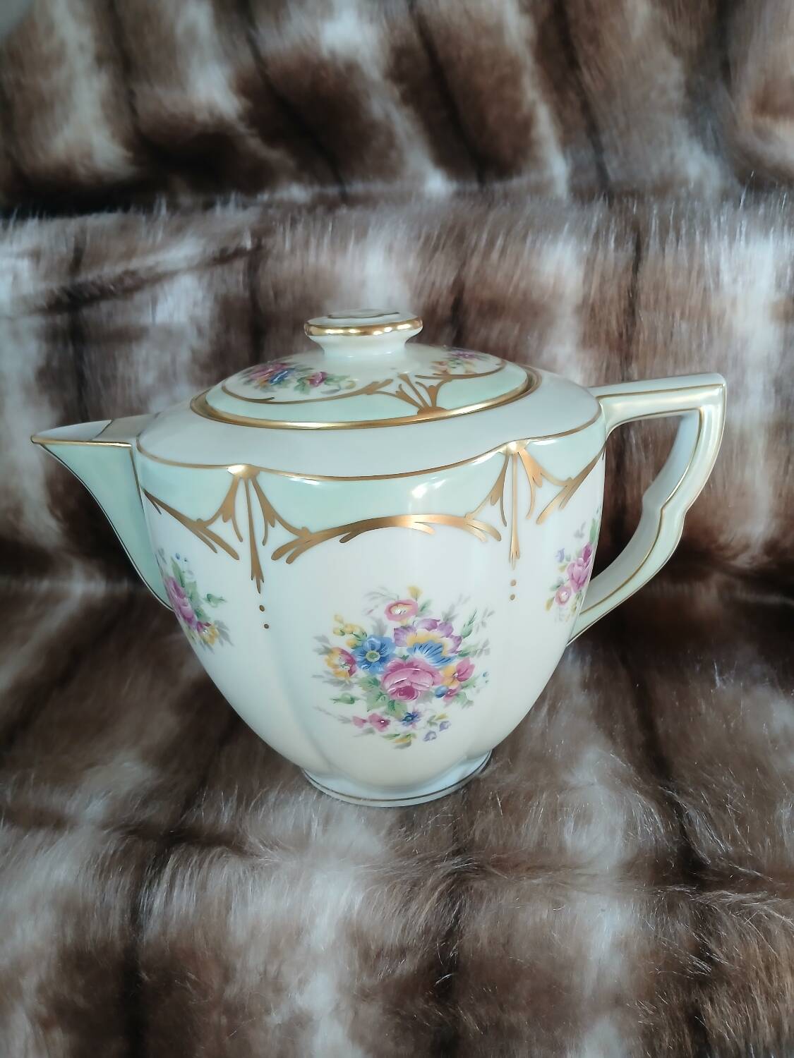 Antique fine porcelain tea set