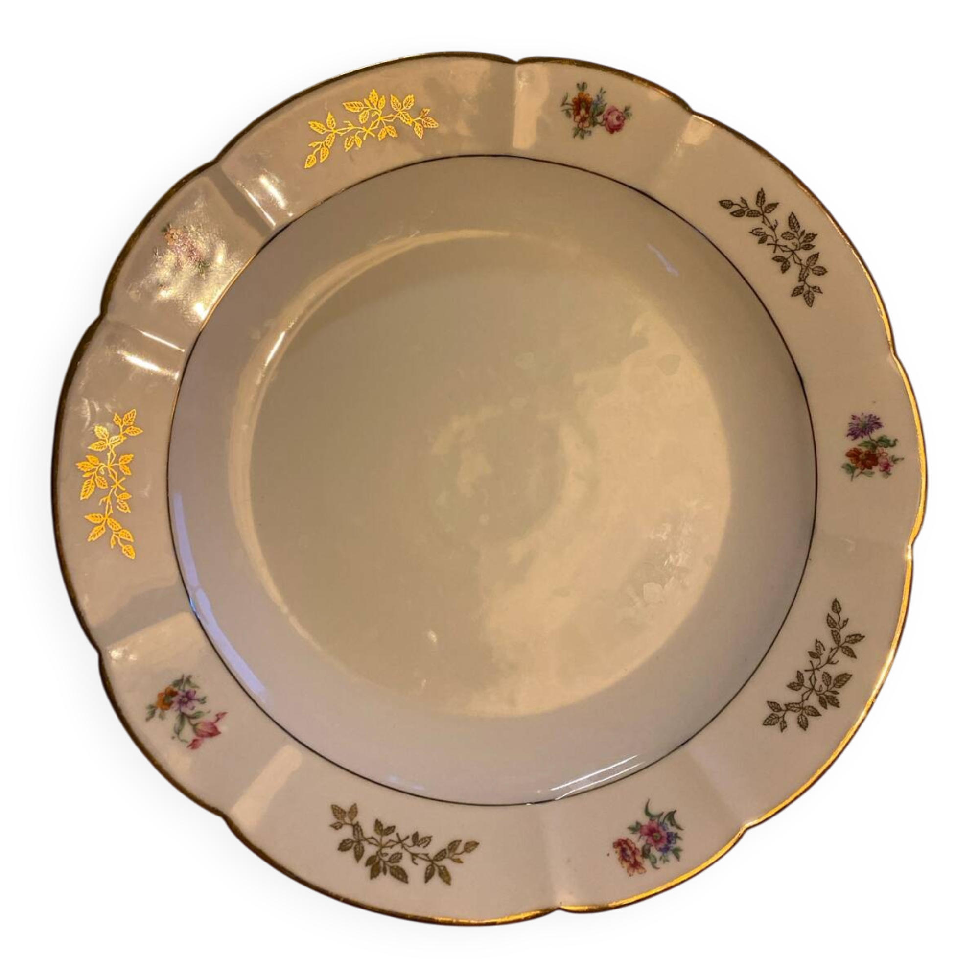 Plat creux ancien Limoges
